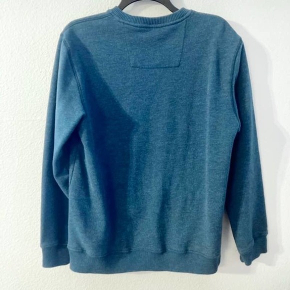 ARROW M Turquoise Green Crew Neck Sweater - Picture 3 of 5